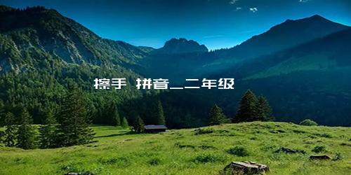 擦手 拼音_二年级
